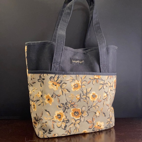 Longaberger Handbags - Longaberger sage flower Satchel